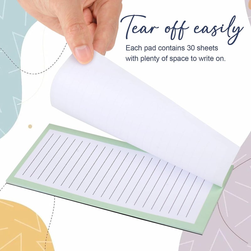 AZUREAL 7 Pack Magnetic Notepads for Refrigerator, 30 Pages/Book Grocery List Magnet Pad for Fridge, Design Magnetic Grocery List Pad for Fridge, Grocery List Notepad, To-Do Memos, List - Image 4